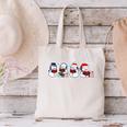 Snowman Reading Books Teacher Librarian Bookworm Christmas Canvas Tote Bag