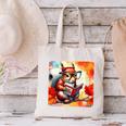 Squirrel Reading Comic Book On Autumn Branch Glasses Leaves Canvas Tote Bag Squirrel Reading Comic Book On Autumn Branch Glasses Leaves Canvas Tote Bag