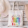 Subtle Floral Foxglove Daisy Tulip Book Lover Canvas Tote Bag Subtle Floral Foxglove Daisy Tulip Book Lover Canvas Tote Bag