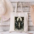 Tarot Cards Guide Book Esoteric Mysticism Clothing Tarot Card Justice Canvas Tote Bag
