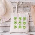 Teacher Reading Shamrock St Patrick’s Day Book Lover Kids Canvas Tote Bag