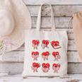 Teacher Valentines Day Reading Book Lover Bookworm Library Canvas Tote Bag