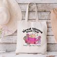 Tired Moms Book Club Running On Coffee Chaos And Chapter Cat Canvas Tote Bag