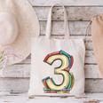 Toddler 3rd Birthday Books Themed 3 Year Old Boys Kids Girls Canvas Tote Bag