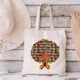 History Month Afro Women Girls Book Lover Librarian Canvas Tote Bag