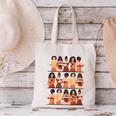 History Month Educated Black Women Girls Reading Books Canvas Tote Bag