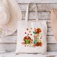 Turkey Reading Books Fall Librarian Book Lover Teacher Kids Canvas Tote Bag