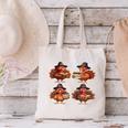Turkey Reading Books Shirt Thanksgiving Turkey Bookworm Canvas Tote Bag