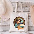 Never Underestimate The Power Of a Girl With a Book Reading Canvas Tote Bag