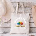 Unearth a Story 2026 Summer Reading Program Tree Book Canvas Tote Bag