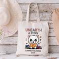 Unearth a Story Cute Kitten Summer Reading 2026 Cat Book Canvas Tote Bag Unearth a Story Cute Kitten Summer Reading 2026 Cat Book Canvas Tote Bag