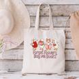 Valentine Cozy Goose Bookish Forget Flowers Buy Me Books Canvas Tote Bag