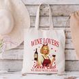 Valentine’s Day Wine Lovers Book Club We Read Wine Labels Canvas Tote Bag