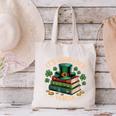 Vintage It's Good Luck To Read St Patrick's Day Book Lucky Canvas Tote Bag
