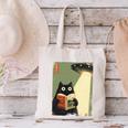 Vintage Japanese Cat Book Lovers UFO Alien Abduction Cat Dad Canvas Tote Bag Vintage Japanese Cat Book Lovers UFO Alien Abduction Cat Dad Canvas Tote Bag