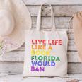 Vintage Live Life Like A Book Florida Would Ban LGBT Month Canvas Tote Bag Vintage Live Life Like A Book Florida Would Ban LGBT Month Canvas Tote Bag