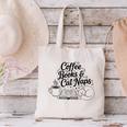 Vintage Retro Coffee Books & Cat Naps Canvas Tote Bag Vintage Retro Coffee Books & Cat Naps Canvas Tote Bag
