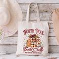 Vintage Retro North Pole Book Club Hot Cocoa Canvas Tote Bag Vintage Retro North Pole Book Club Hot Cocoa Canvas Tote Bag