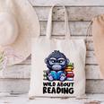 Wild About Reading Book Lover Gorilla Canvas Tote Bag