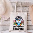 Wild About Reading Book Lover Penguin Canvas Tote Bag Wild About Reading Book Lover Penguin Canvas Tote Bag