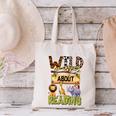 Wild About Reading Reading Books And Bookworm Library Day Canvas Tote Bag Wild About Reading Reading Books And Bookworm Library Day Canvas Tote Bag