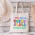I Will Read Books Everywhere Across America Child Readers Canvas Tote Bag