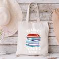 Winter Reading Book Bookworm Winter Canvas Tote Bag