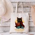 Wizard Cat Reading a Book While Crocheting Canvas Tote Bag Wizard Cat Reading a Book While Crocheting Canvas Tote Bag