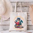 In A World Of Bookworms Be A Book Dragon Canvas Tote Bag