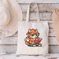 In World Of Bookworms Be Book Dragon Cute Women Kids Men Canvas Tote Bag