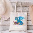 In A World Full Of Bookworms Be A Book Dragon Canvas Tote Bag