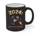 2024 Year Of The Introvert New Year Adventures Graphic Print Coffee Mug