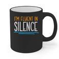 Im Fluent In Silence Introvert Graphic Print Coffee Mug Im Fluent In Silence Introvert Graphic Print Coffee Mug