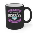 Introvert Hippie Mom Cloth Diapers Crunchy Mama Graphic Print Coffee Mug