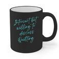 Introvert But Willing To Discuss Quilting Graphic Print Coffee Mug Introvert But Willing To Discuss Quilting Graphic Print Coffee Mug
