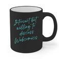 Introvert But Willing To Discuss Webcomics Graphic Print Coffee Mug Introvert But Willing To Discuss Webcomics Graphic Print Coffee Mug