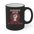 Introverts Unite Introverting Introverts At Home Graphic Print Coffee Mug Introverts Unite Introverting Introverts At Home Graphic Print Coffee Mug