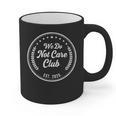 We Do Not Care Club WDNC Est 2025 Sarcastic Rebel Introvert Graphic Print Coffee Mug
