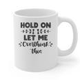 Hold On Let Me Overthink This Anxiety Women Introvert Graphic Print Coffee Mug