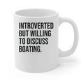 Introverted Boater Boating Introvert Graphic Print Coffee Mug Introverted Boater Boating Introvert Graphic Print Coffee Mug