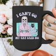 I Can't Go My Cat Said No Introvert Anxiety Cat Lover Graphic Print Coffee Mug I Can't Go My Cat Said No Introvert Anxiety Cat Lover Graphic Print Coffee Mug