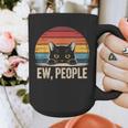 Ew People Retro Vintage Anti Social Cat Introvert Graphic Print Coffee Mug Ew People Retro Vintage Anti Social Cat Introvert Graphic Print Coffee Mug