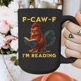 F-CAW-F I'm Reading Chicken Book Lover Introvert Meme Graphic Print Coffee Mug