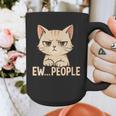 Introvert Anime Cat Ew People Graphic Print Coffee Mug