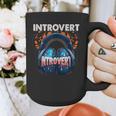 Introvert's Best Friend Noise-Canceling Headphones Graphic Print Coffee Mug