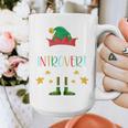 The Introvert Elf Christmas Family Matching Fun Xmas Top Graphic Print Coffee Mug The Introvert Elf Christmas Family Matching Fun Xmas Top Graphic Print Coffee Mug
