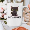Not A Hugger Tee Angry Cat Sarcastic Cute Introvert Graphic Print Coffee Mug Not A Hugger Tee Angry Cat Sarcastic Cute Introvert Graphic Print Coffee Mug