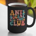 Anti Social Dog Moms Club Introvert Dog Mom Retro Men Women Graphic Print Coffee Mug Anti Social Dog Moms Club Introvert Dog Mom Retro Men Women Graphic Print Coffee Mug