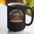 Hermit Crab Saying Emotionally Shelled Introvert Humor Graphic Print Coffee Mug