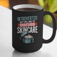 Introverted But Willing Discuss Skincare Graphic Print Coffee Mug